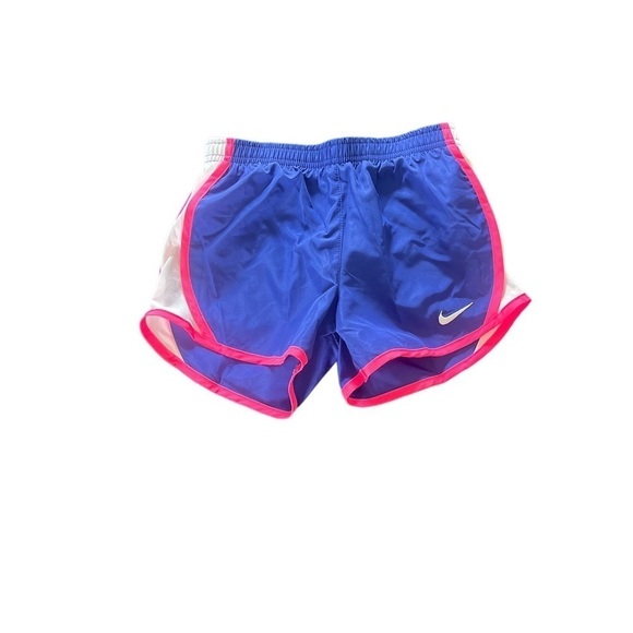 New Girls Purple and Pink Nike Shorts Size 6X - Picture 1 of 5